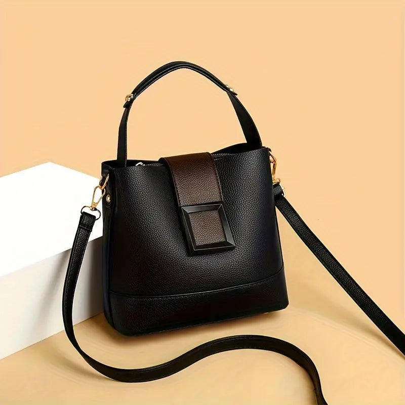 Pebbled Luxe Shoulder Bag