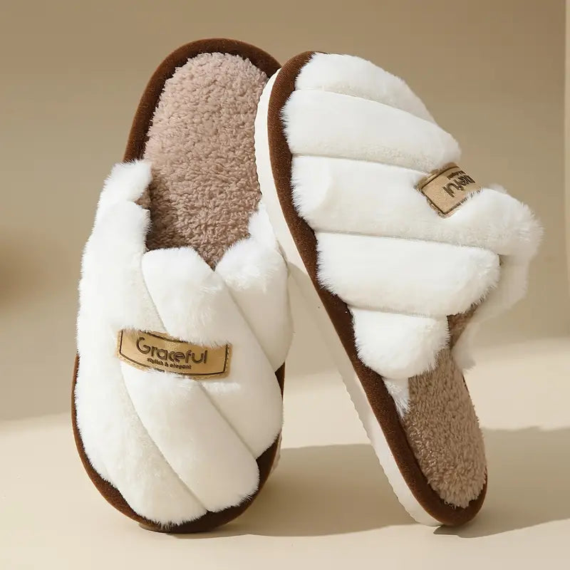 GraceFul Faux Fur Slides