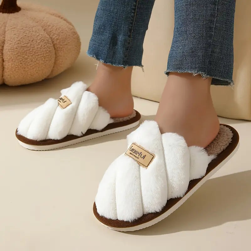 GraceFul Faux Fur Slides