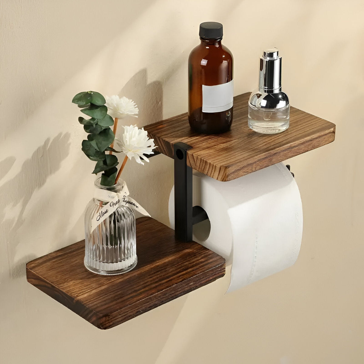 Aidili Oak Wall Rack