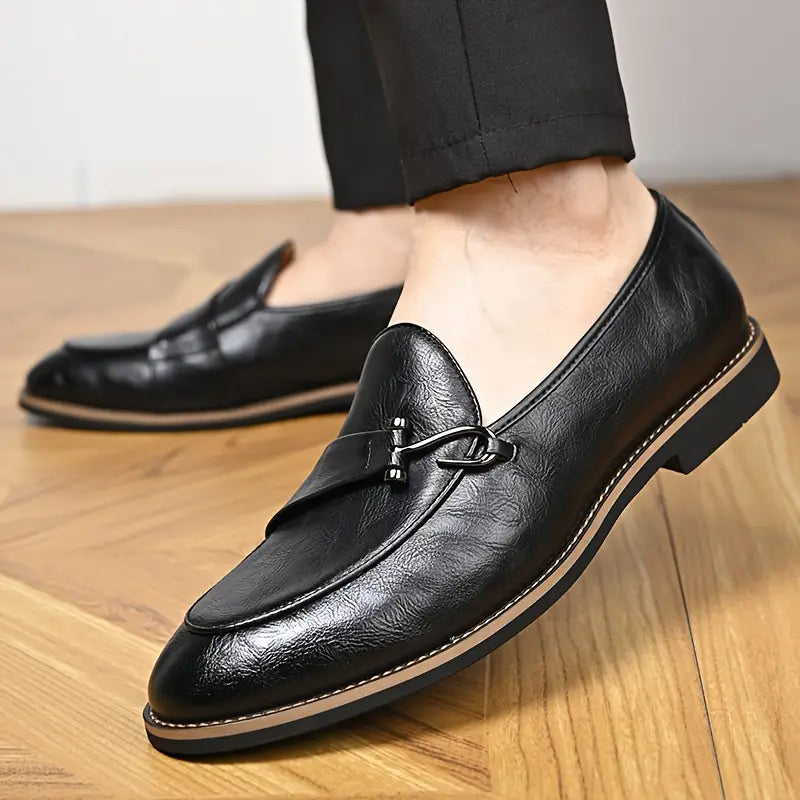 Oxford Leather Bit Loafers