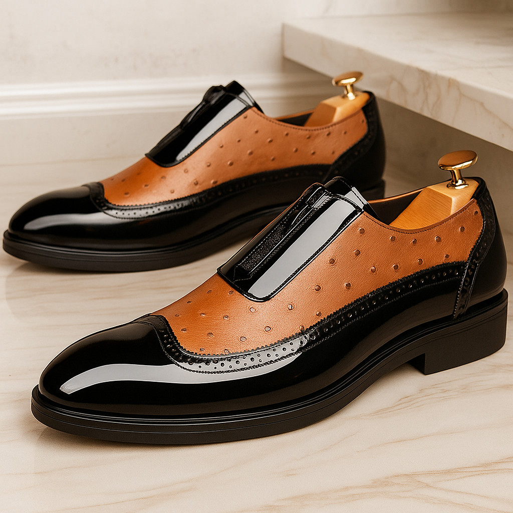 Oxford Ostrich Slip-On