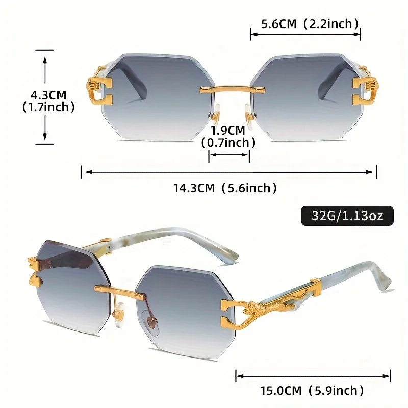Noir Gold-Plated Polarized Sunglasses