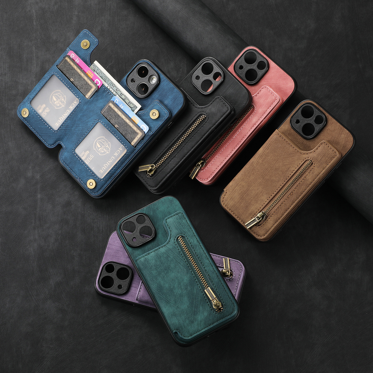 Heritage Leather iPhone Wallet Case