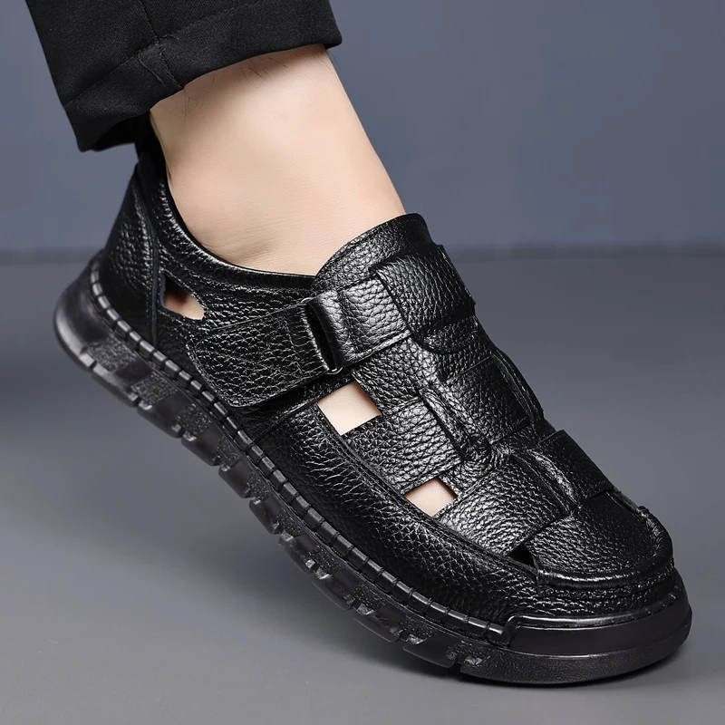 ELLE Leather Sandals