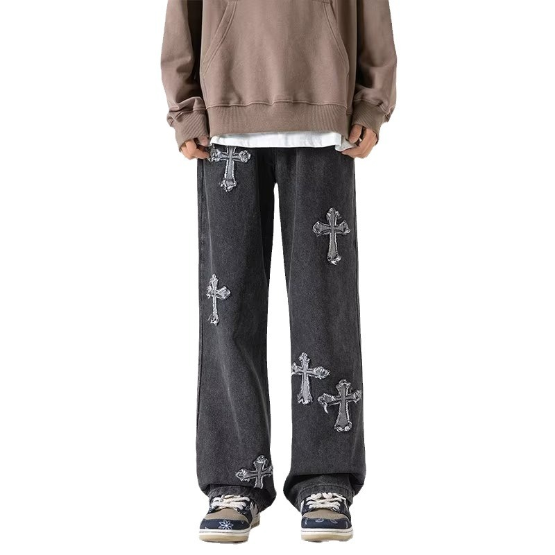 Rebel Cross Denim Jeans
