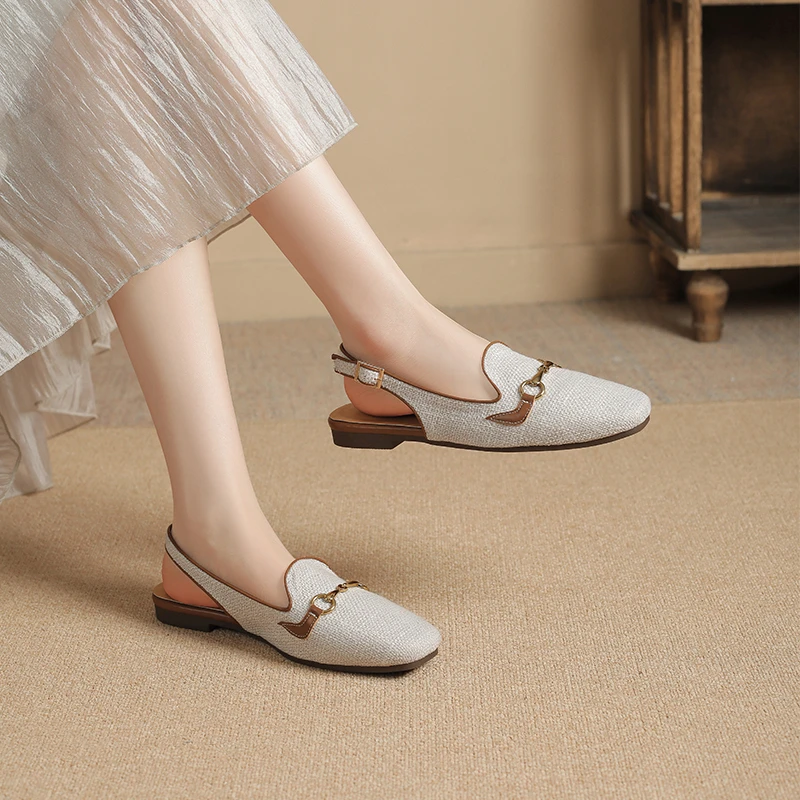 Lunarelle Back-Strap Flats