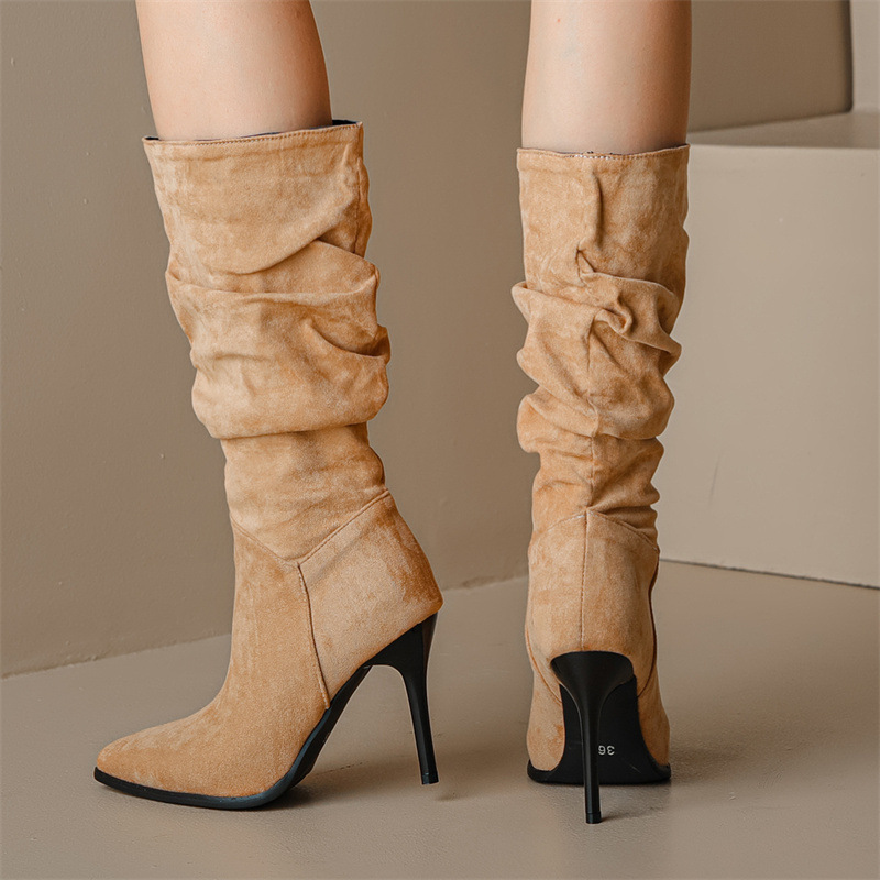Jemima Suede Stiletto Boots