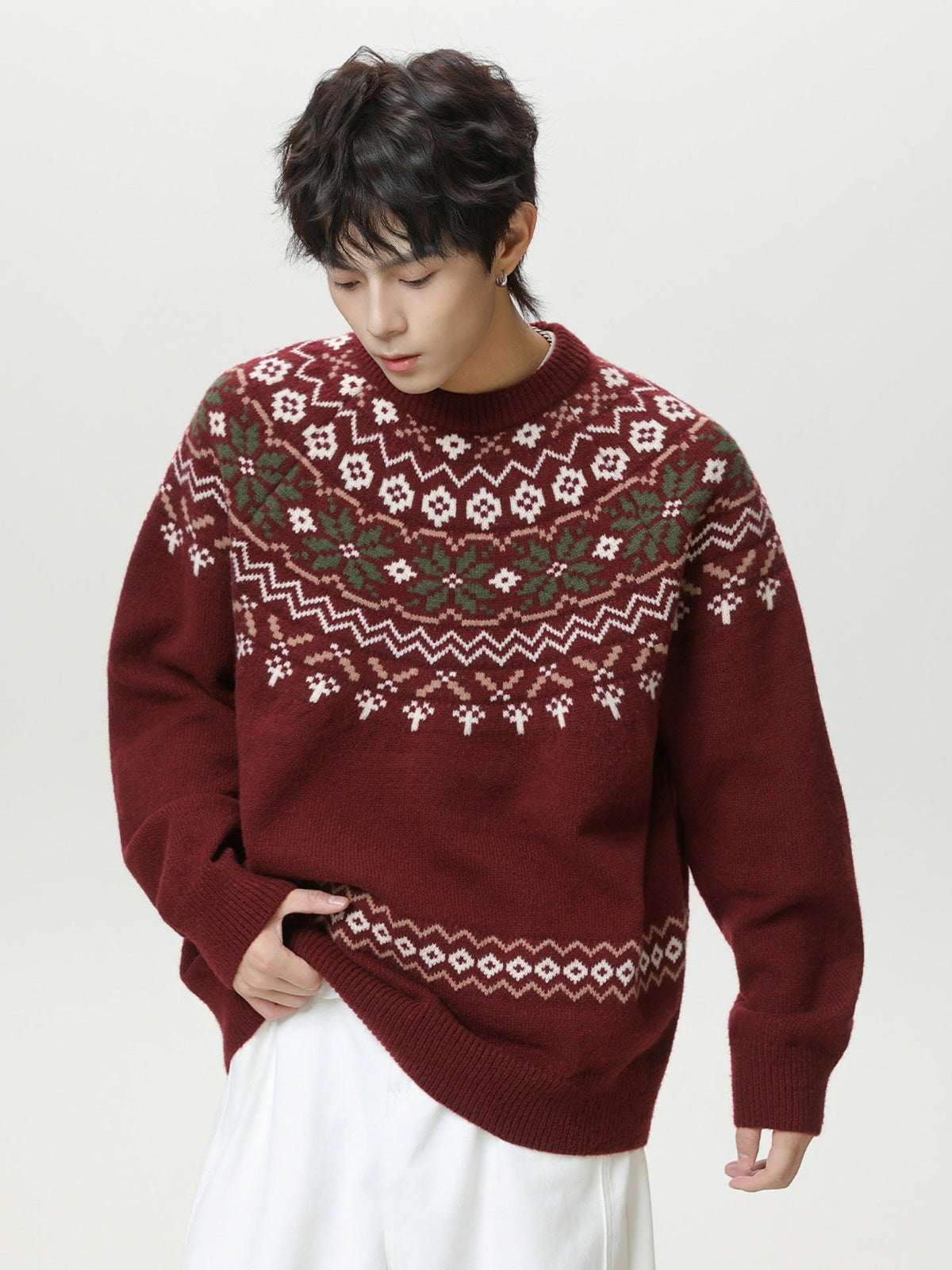 Alpine Jacquard Pullover