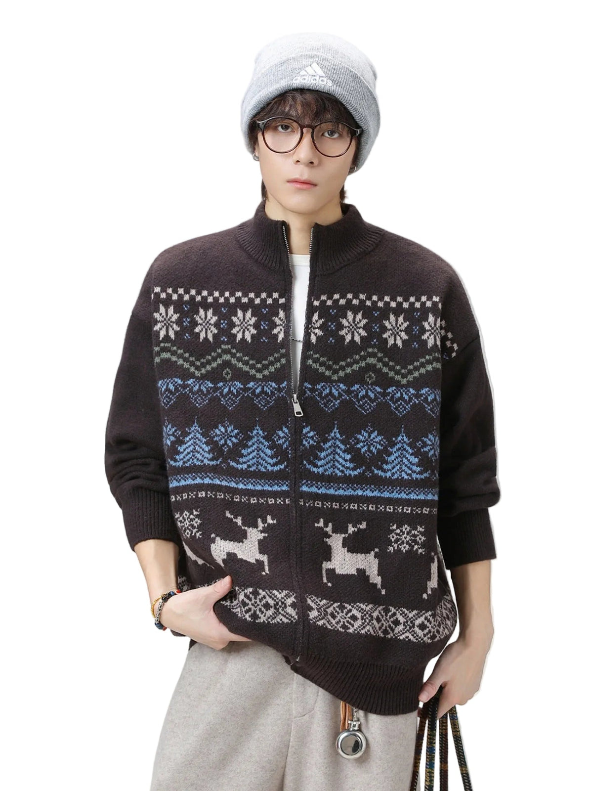 Alpine Wool Zip Cardigan