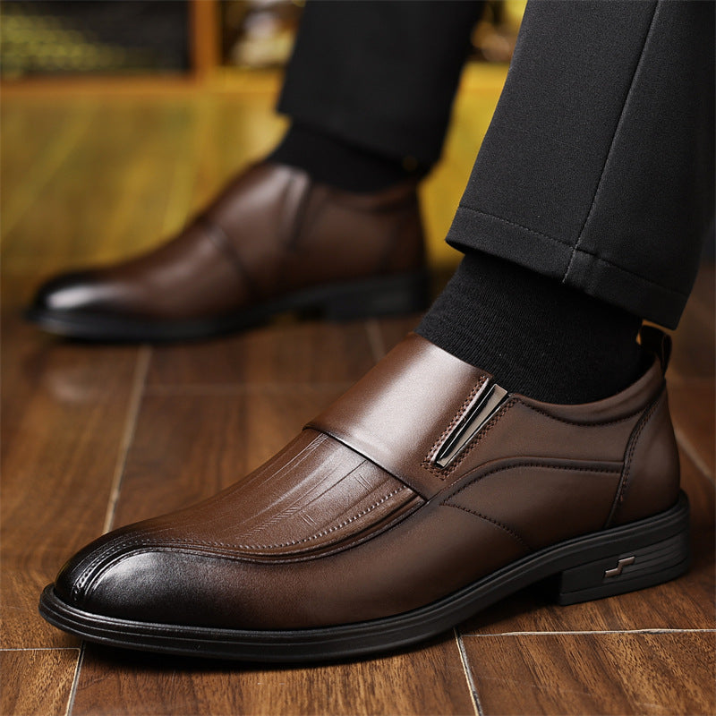 Italia Leather Slip-On