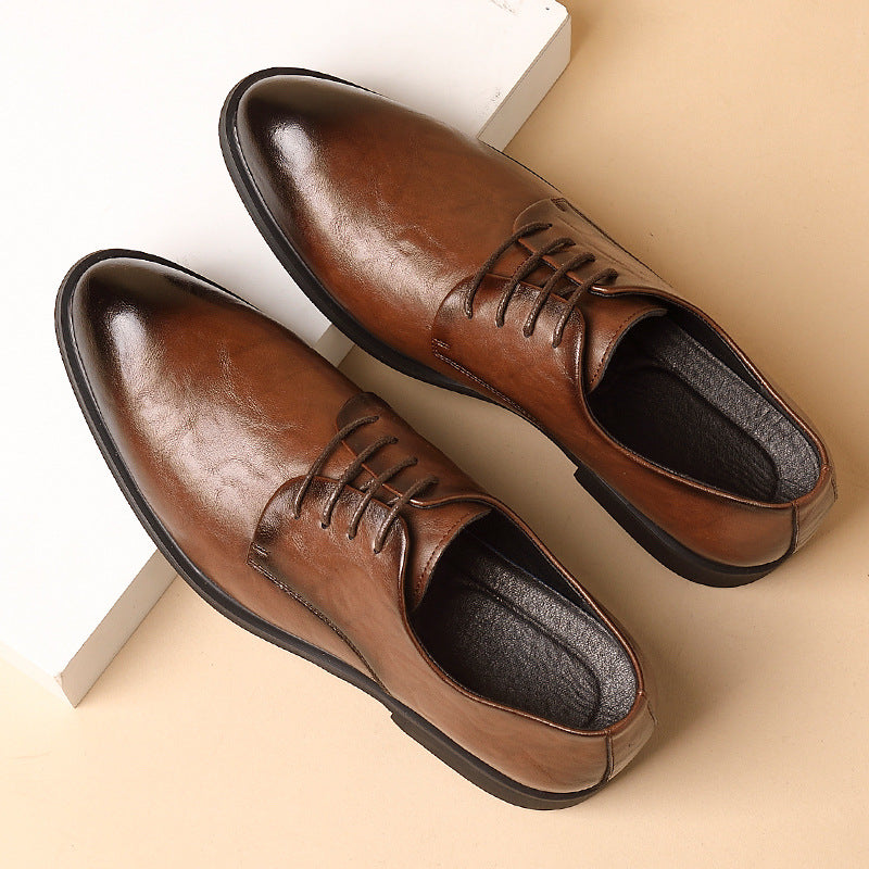 Oxford Burnished Leather Shoe