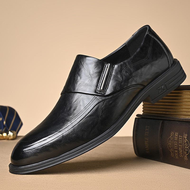 Oxford Leather Slip-On