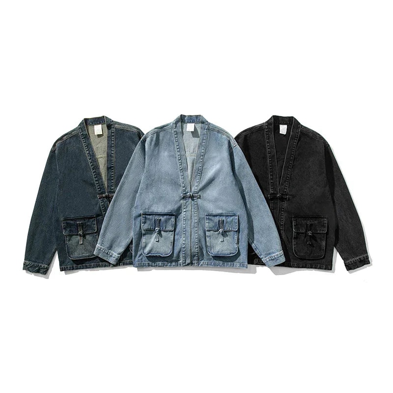 Kyoto Vintage Denim Kimono