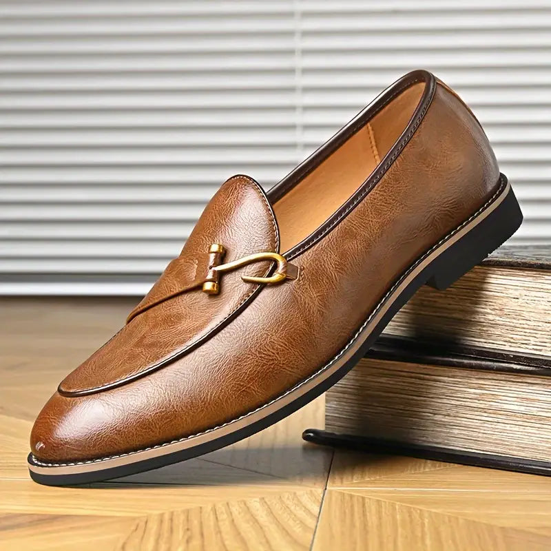 Oxford Leather Bit Loafers