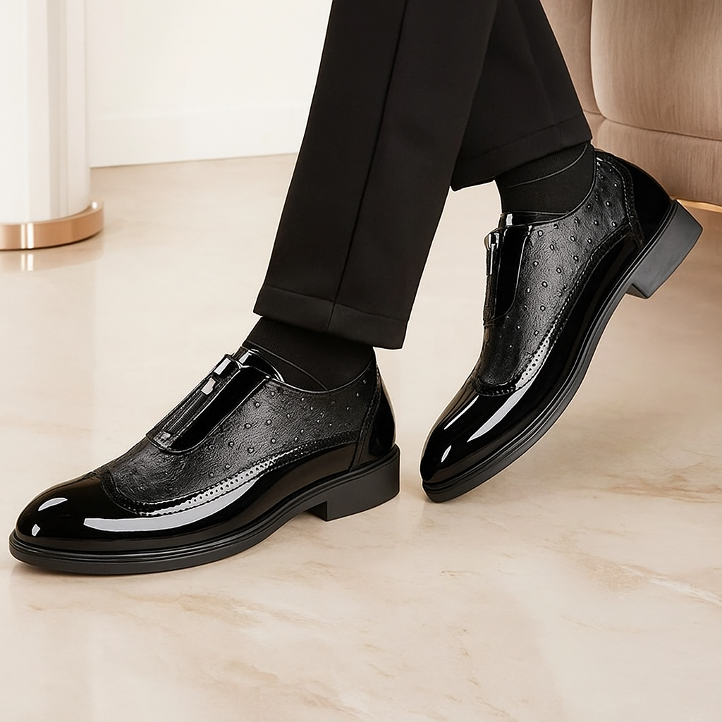 Oxford Ostrich Slip-On