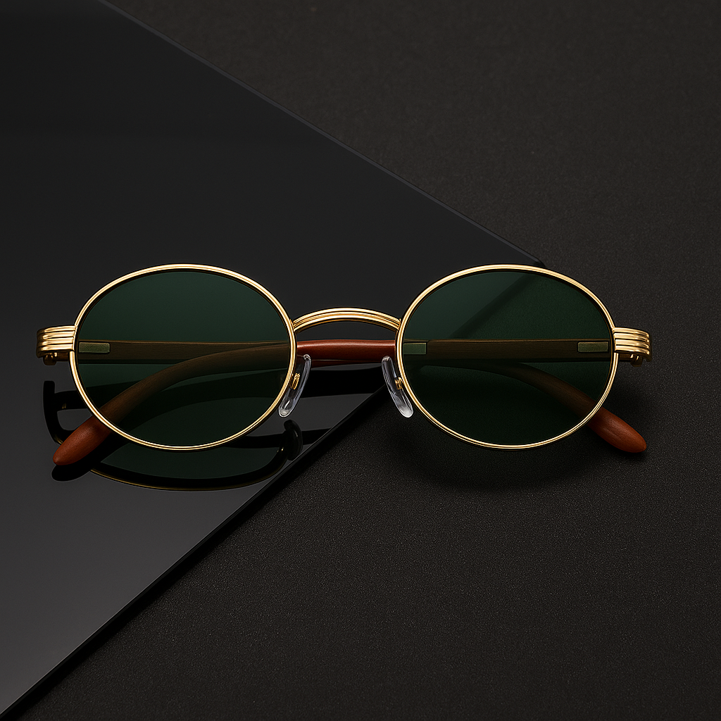 LuxSteel Oval Shades