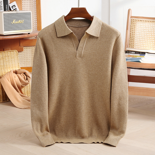 Ravello Cashmere Polo Sweater