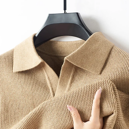 Ravello Cashmere Polo Sweater