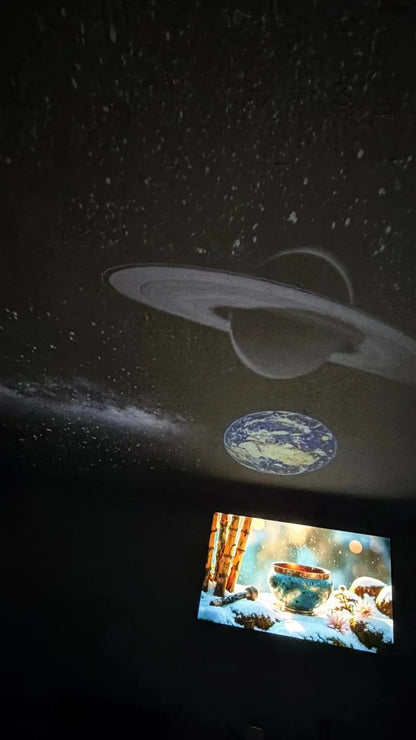 Mini Star Projector Night Light | USB Galaxy Projector